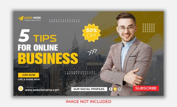 5 Tips for Online Business Grow Banner: Design That Drives Action