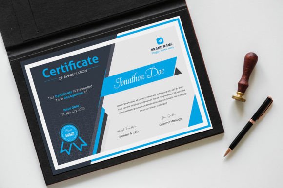 Certificate of Appreciation: A Template for Modern Recognition