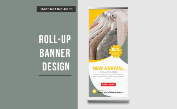 Fashion Sale Roll-up Banner Design: Features for Retail Impact