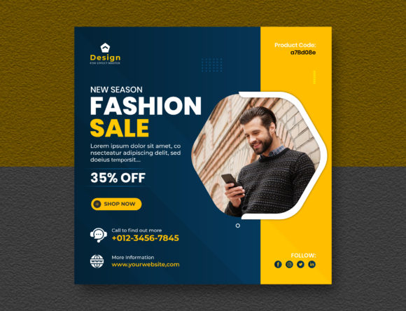 Modern Fashion Sale Instagram Banner: Your Quick-Edit Template