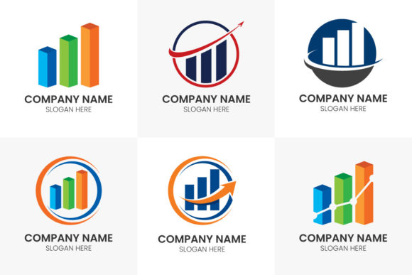 Modern Finance Business Logo: A Complete Asset Set