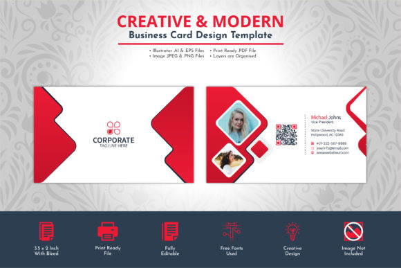 Photography Business Card Design: A Clean, Modern Template for Creatives