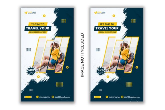Travel Agency Services Stories Design: Capture the Journey
