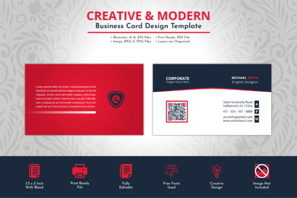 Visiting Card Design Vector Template: A Modern Professional Edge